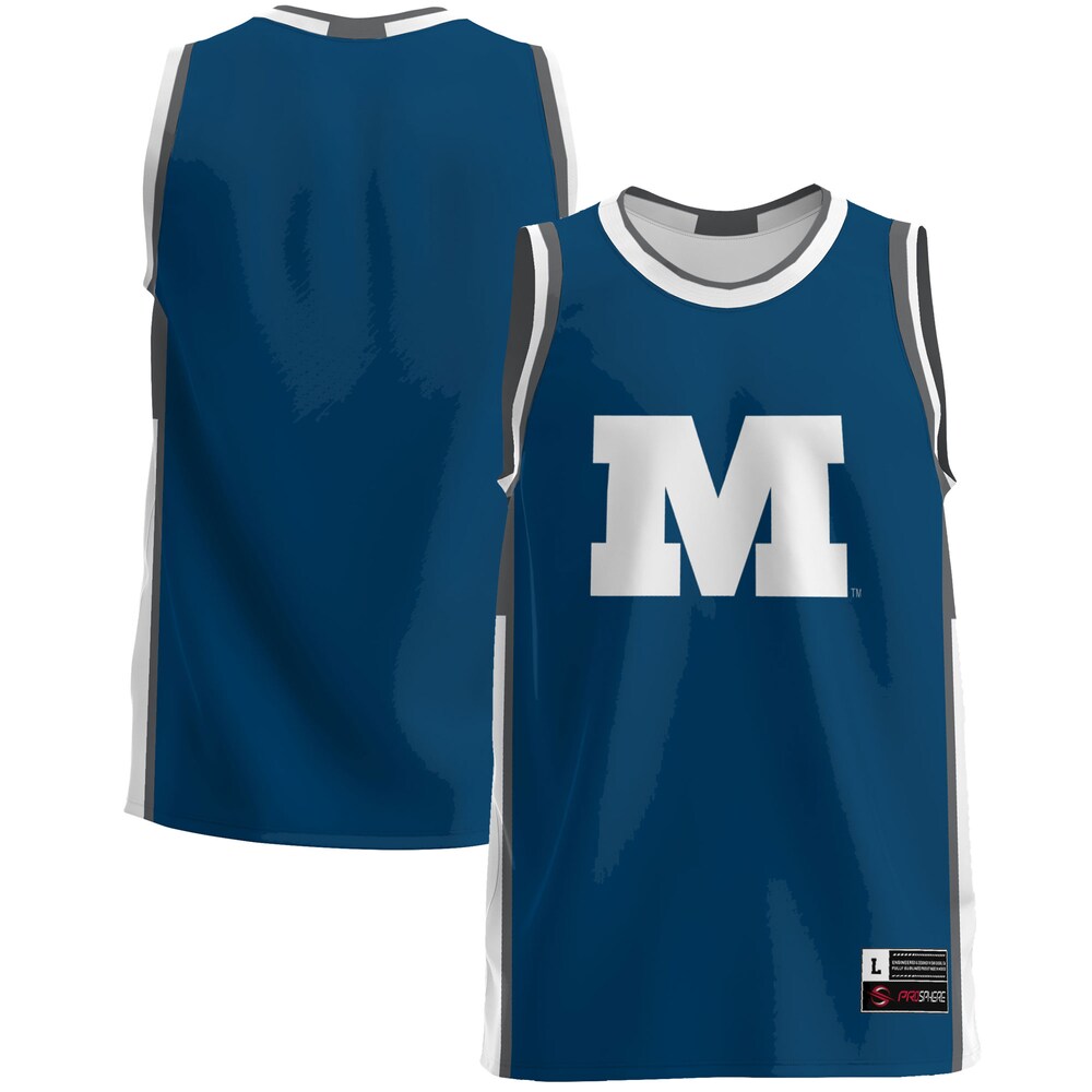 Millikin Big Blue Basketball Jersey Blue JerseyStitch